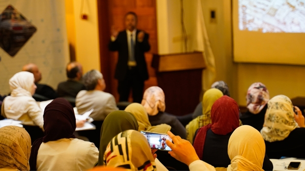 محاضرة علمية حول النفايات الطبية وأضرارها الصحية والبيئية للعاملين بمستشفى العيون بمدينة طرابلس 1 مارس 2020.