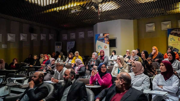 محاضرة علمية حول النفايات الطبية وأضرارها الصحية والبيئية للعاملين بمستشفى العيون بمدينة طرابلس 1 مارس 2020.
