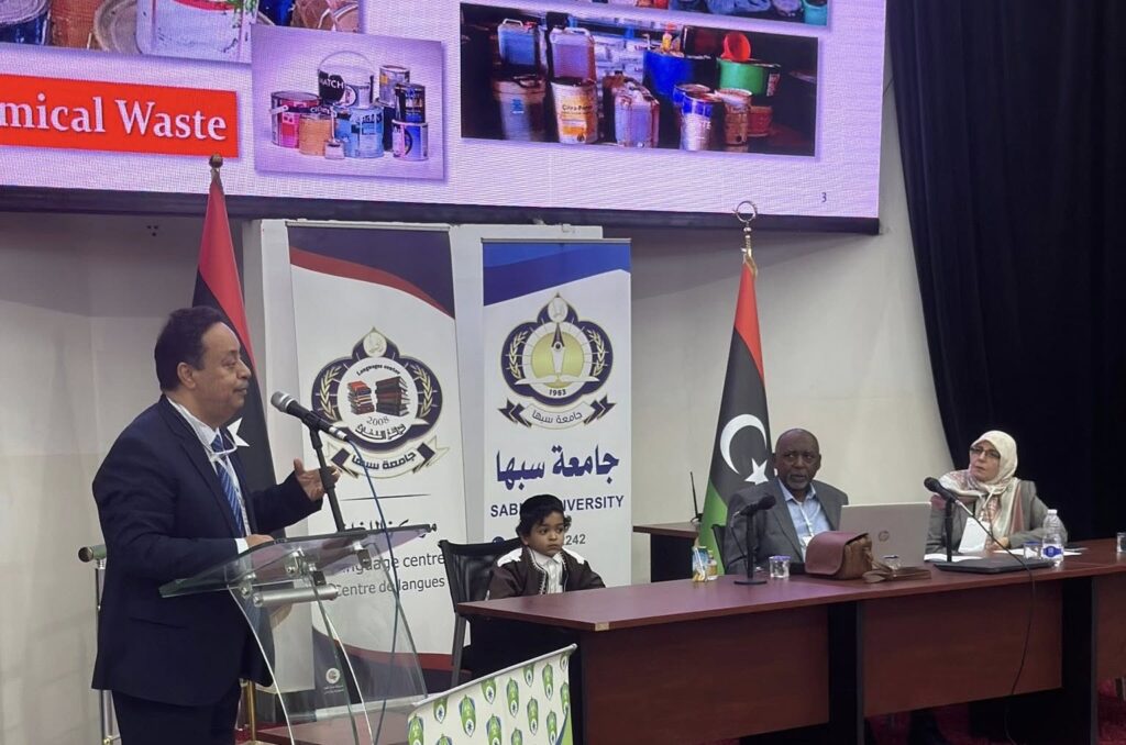 ندوة علمية بعنوان: نفايات طبية بلا مخاطر، مدينة سبها 9 فبراير 2026 17 ندوة علمية بعنوان: نفايات طبية بلا مخاطر، مدينة سبها 9 فبراير 2026