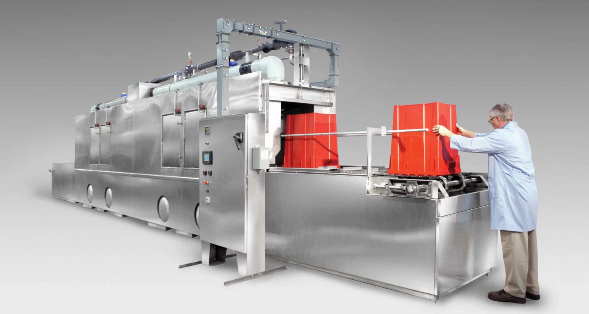 غسل حاويات النفايات الطبية القابلة لإعادة الاستخدام 1 غسل حاويات النفايات الطبية القابلة لإعادة الاستخدام