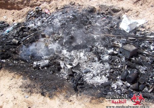 الآثار الصحية والبيئية لحرق النفايات الطبية