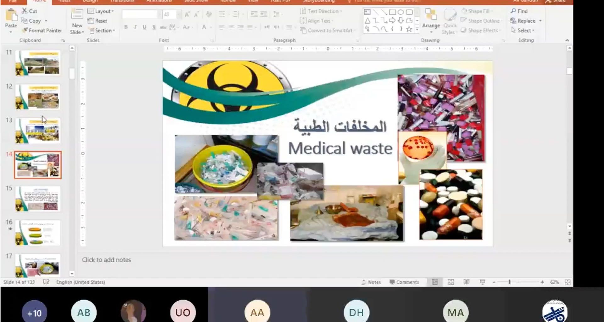 الأضرار الصحية والبيئية للمخلفات الطبية (التعامل مع المخلفات الطبية خلال جائحة فيروس كورونا المستجد الكوفيد -19)