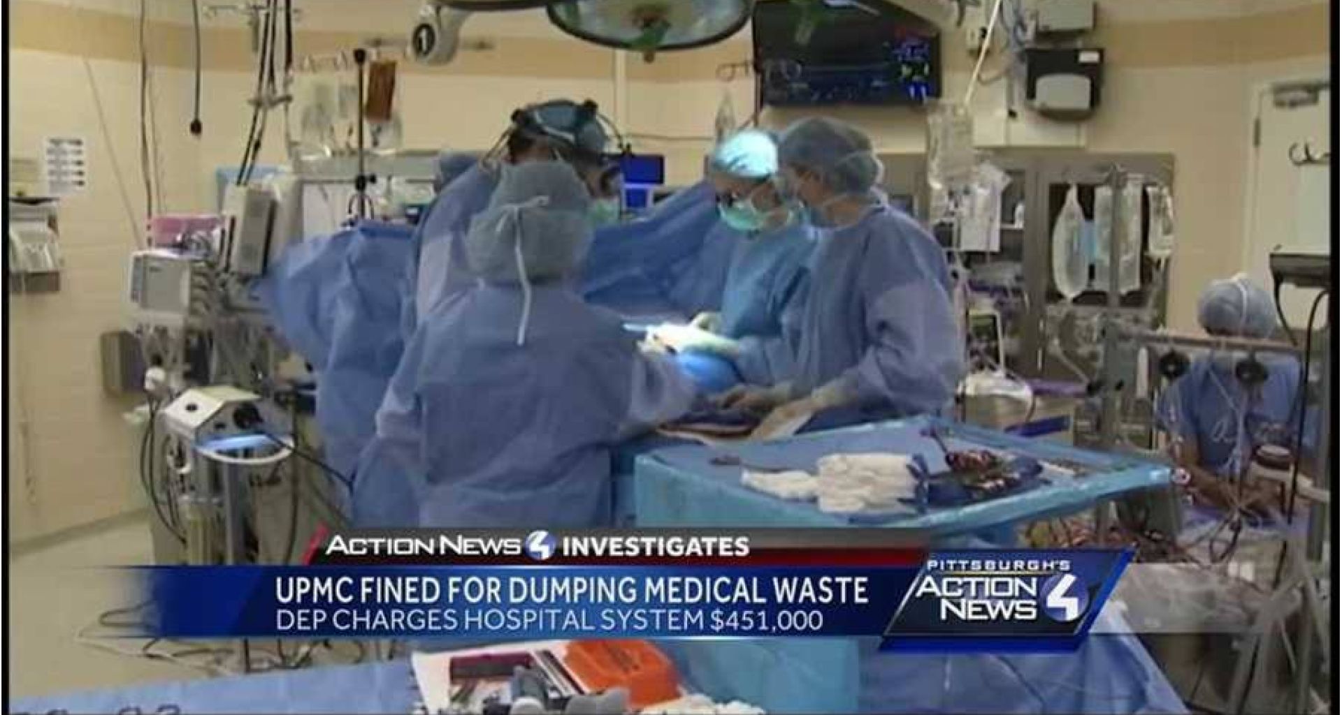 إدارة حماية البيئة غرمت 12 مستشفى بمخالفات مالية قدرها 450 ألف دولار بسبب انتهاكات قانون إدارة النفايات الصلبة.