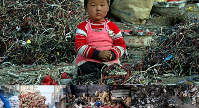 النفايات الإلكترونية في غوييو- الصين