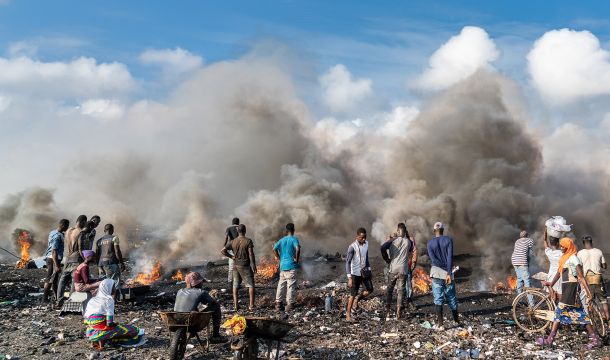 أغبوغبلوشي، غانا: أكبر مكب للنفايات الإلكترونية في العالم